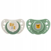 Smoczki uspokajające - 171514 Smoczek Pf Air Silikonowy 2-6M 2Szt Zielony - miniaturka - grafika 1