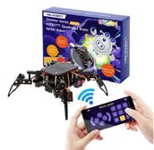 Roboty dla dzieci - Zestaw edukacyjny Spider Robot Kit DIY STEM Pająk zdalnie sterowany z telefonu - miniaturka - grafika 1