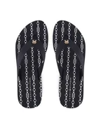 Klapki i japonki damskie - Tommy Hilfiger Japonki Im Th Chainprint Midwedge Sandal FW0FW08527 Granatowy - miniaturka - grafika 1