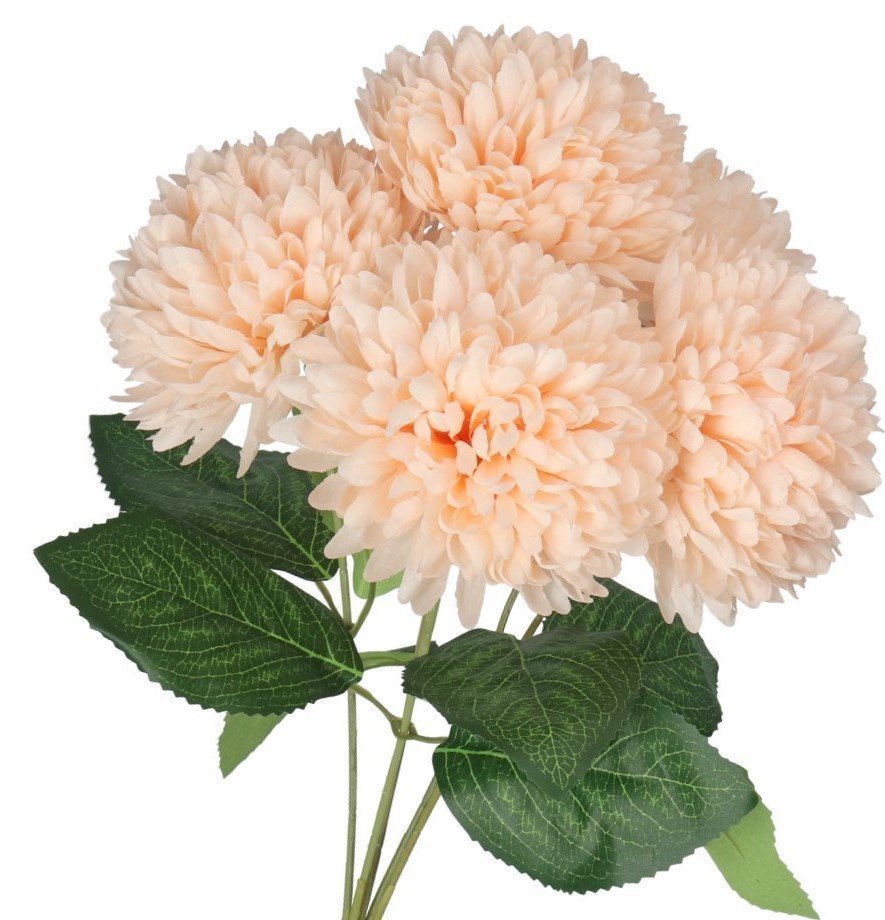 CHRYZANTEMA W BUKIECIE SZTUCZNE KWIATY JAK ŻYWE 45CM DUŻY BUKIET