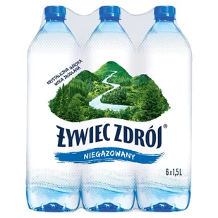 Żywiec Zdrój Niegazowany Woda źródlana 1,5 l x 6 sztuk - Woda - miniaturka - grafika 1