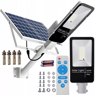 Lampy ogrodowe - MOCNA LAMPA SOLARNA LED 1200W ULICZNA Z PILOTEM CZUJNIK ZMIERZCHU OGRODOWA - miniaturka - grafika 1