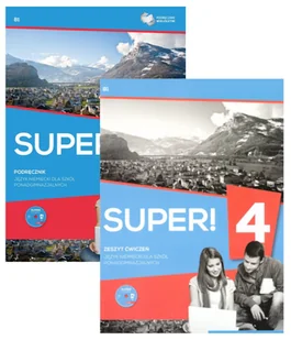 Super 4. Podręcznik wieloletni Cd i zeszyt ćwiczeń Cd do języka niemieckiego. Szkoła ponadgimnazjalna - Przemysław Gębal, Sławomira - Książki do nauki języka niemieckiego - miniaturka - grafika 1