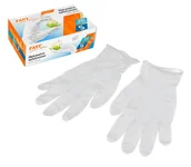 Rękawice robocze - Rękawice lateksowe pudrowane 100szt S - miniaturka - grafika 1