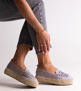Szare espadryle Big Star JJ274890-36 - Espadryle damskie - miniaturka - grafika 1