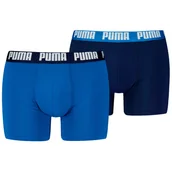 Majtki męskie - Męskie bokserki Puma Everyday Basic Boxer 2P Rozmiar: XL / Kolor: ciemnoniebieski - miniaturka - grafika 1
