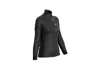 Kurtki i kamizelki sportowe damskie - COMPRESSPORT kurtka biegowa damska HURRICANE WINDPROOF JACKET czarna - miniaturka - grafika 1