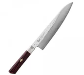Noże kuchenne - Mcusta Zanmai Supreme Hammered 21 Cm Czerwony Nóż Szefa Kuchni Ze Stali Nierdzewnej - miniaturka - grafika 1