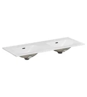 Meble łazienkowe - SKY120D/DP-8099 umywalka meblowa podwójna  misa - cabinet basin/ double sink 121 x 46cm/ double pack - miniaturka - grafika 1
