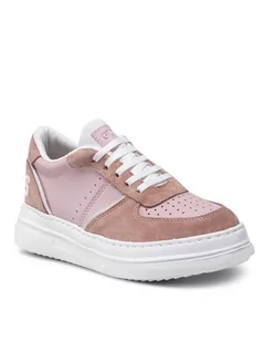 Buty dla dziewczynek - Guess Sneakersy FJ5GAF LEA12 Różowy - grafika 1