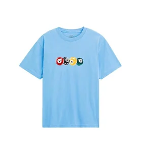 T-shirt Męski VANS Backspin SS Tranquil Blue VN000PBZENA1 S - Koszulki męskie - miniaturka - grafika 1