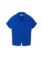 Bluzki damskie - TOM TAILOR Denim Damska 1036595 bluzka, 31684-Bright Mango Orange, L, 31684 – Bright Mango Orange - miniaturka - grafika 1