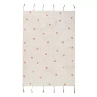 Dywany - Beżowo-różowy dywan z bawełny wykonany ręcznie Nattiot Numi, 100x150 cm - miniaturka - grafika 1