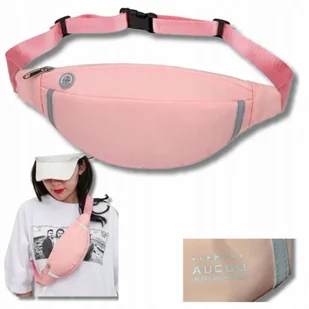 Nerka Saszetka Torba Sportowa Różowa Pojemna Na Biodro Przez Ramie Pas - Nerki Nerka Saszetka Torba Sportowa Różowa Pojemna Na Biodro Przez Ramie Pas - Nerki - miniaturka - grafika 1