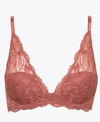 Biustonosze - Calvin Klein Biustonosz Koronkowy Brązowy Z Fiszbinami 80B 2A1D2_C* Tia - miniaturka - grafika 1