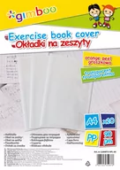 Szkolne artykuły papiernicze - GIMBOO Okładka na zeszyt A4 transparentna 10 sztuk - miniaturka - grafika 1