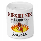 Skarbonki - Skarbonka Dla Jagny na Urodziny na Prezent z Nadrukiem ze Zdjęciem - miniaturka - grafika 1