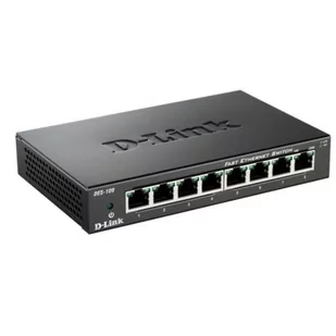 D-Link DES-108 (DES-108/E) - Switche - miniaturka - grafika 1