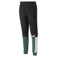 Spodnie sportowe męskie - Spodnie sportowe męskie Puma Ess Block Sweatpants - miniaturka - grafika 1
