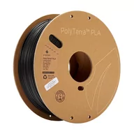 Filamenty i akcesoria do drukarek 3D - Filament Polymaker PolyTerra PLA 1,75mm, 1kg - Charcoal Black - miniaturka - grafika 1