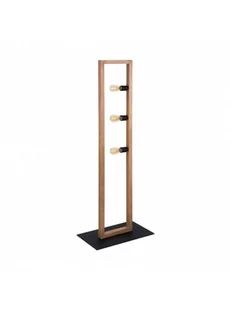 TK Lighting 5022 Metro 3x60W Lampa podłogowa czarny/drewno - Lampy stojące - miniaturka - grafika 1