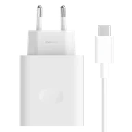 Ładowarki do telefonów - Ładowarka OPPO SuperVOOC 67W USB z Kablem Biała Tylko oryginalne akcesoria! Faktura VAT 23% na każde zamówienie - miniaturka - grafika 1