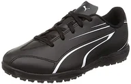 Piłka nożna - PUMA Vitoria Tt Jr buty piłkarskie, uniseks, Puma kolor czarny, kolor biały., 28 EU - miniaturka - grafika 1