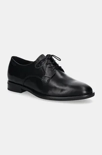 Vagabond Shoemakers półbuty skórzane HEIDI damskie kolor czarny na płaskim obcasie 5809-001-20 - Półbuty damskie - miniaturka - grafika 1