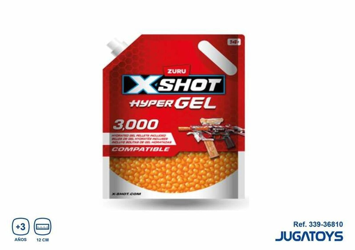 XSHOT Hyper Gel Pellets contains 3,000 Pellets