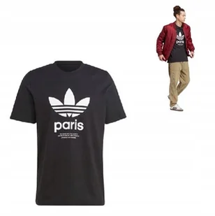 KOSZULKA MĘSKA ADIDAS ICONE PARIS CITY ORYGINAL TEE - Koszulki męskie - miniaturka - grafika 1