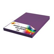 Szkolne artykuły papiernicze - Papier techniczny A4 160g fioletowy ciemny v2 50 arkuszy - miniaturka - grafika 1