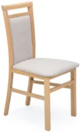 Krzesła - Drewniane krzesło w stylu klasycznym dąb artisan + beżowy H2-R85 - miniaturka - grafika 1