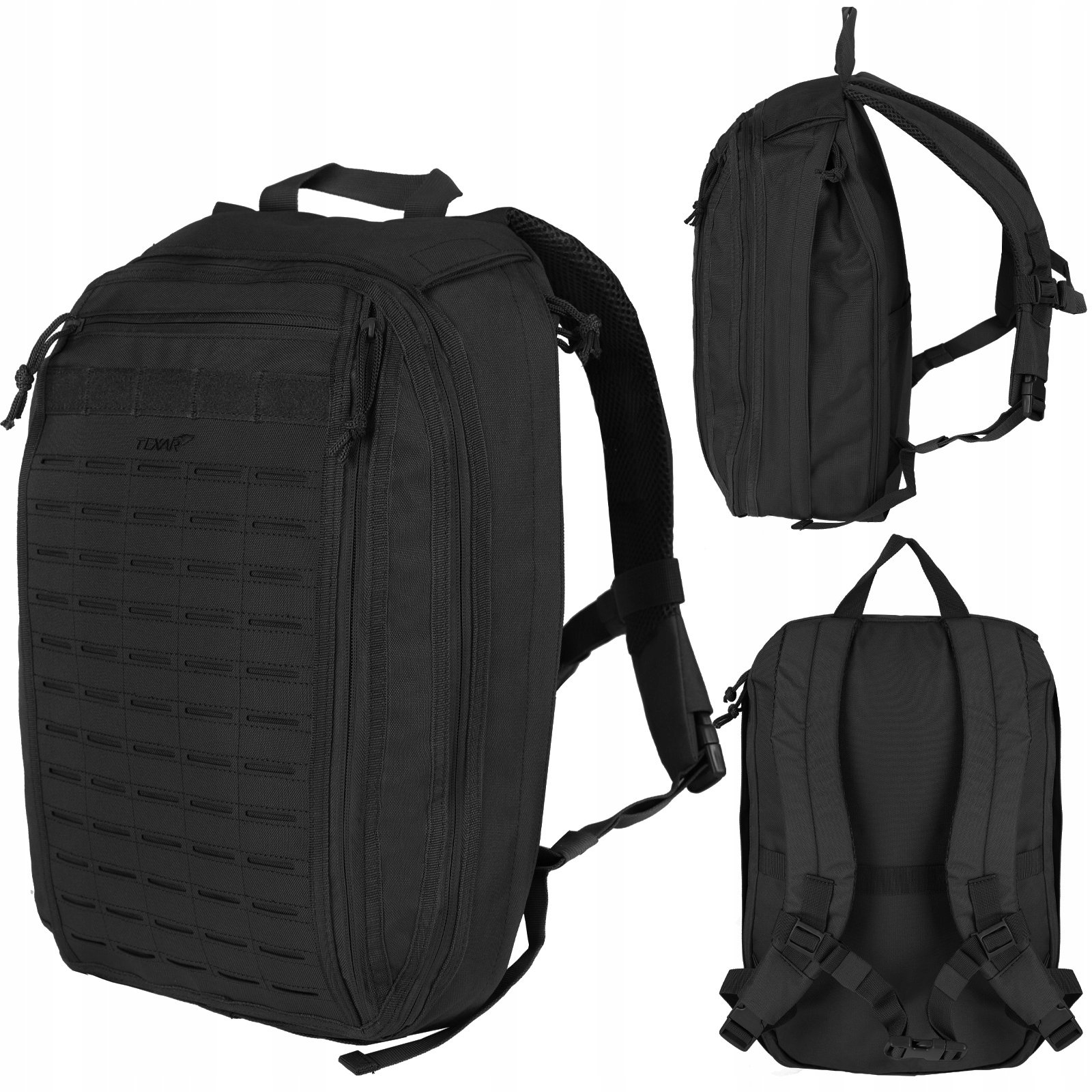 Plecak Turystyczny Sportowy Miejski Texar Skypack Czarny 27L