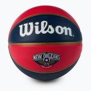 Koszykówka - Piłka do koszykówki Wilson NBA Team Tribute New Orleans Pelicans blue rozmiar 7 - miniaturka - grafika 1