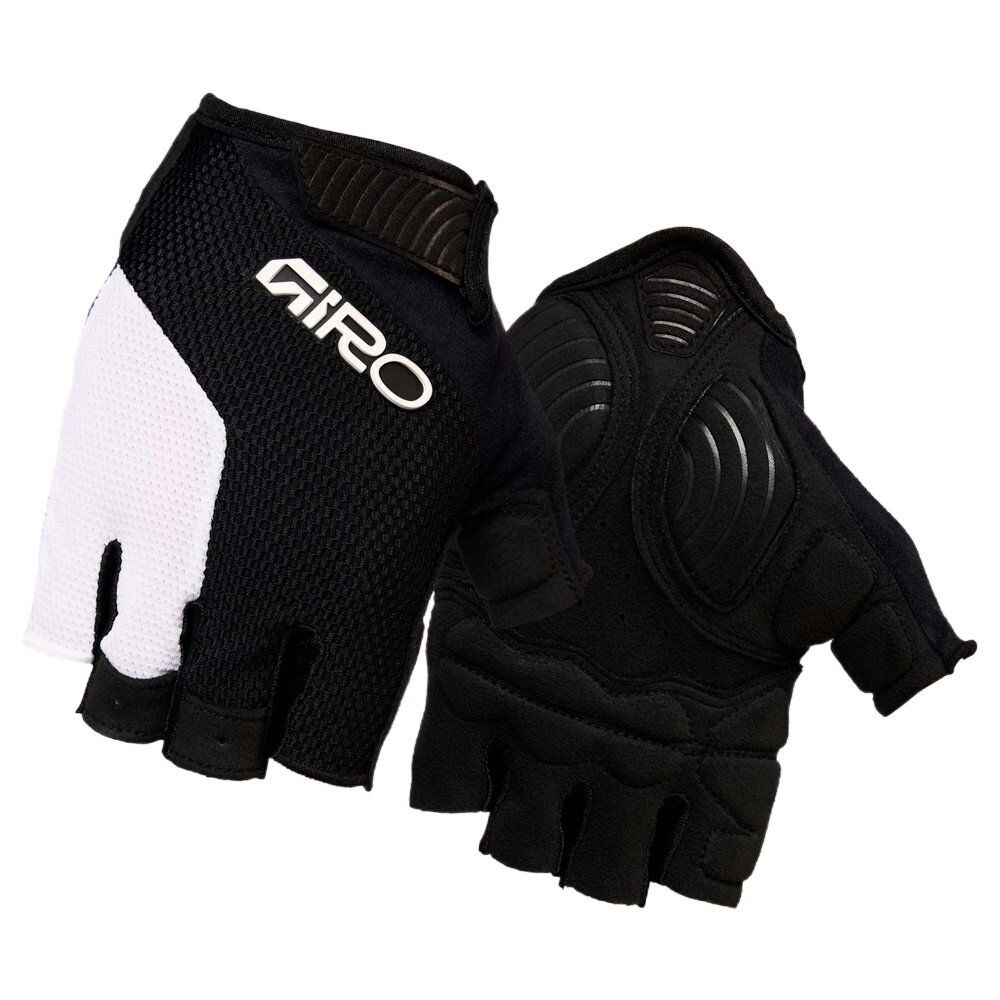 Męskie rękawice rowerowe Giro Strade Dure SuperGel Black/White S
