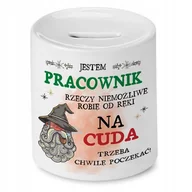 Skarbonki - Skarbonka Dla Pracownika na Urodziny na Prezent z Nadrukiem ze Zdjęciem - miniaturka - grafika 1