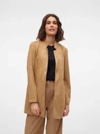 Kurtki damskie - Vero Moda Płaszcz przejściowy w kolorze karmelowym - miniaturka - grafika 1
