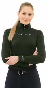 Spooks Bluzka damska HARIANA AW21 - dark forest - Koszulki sportowe damskie - miniaturka - grafika 1