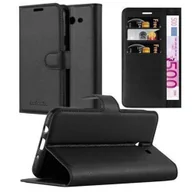Etui i futerały do telefonów - Etui Cadorabo do Samsung Galaxy J5 2017 w wersji US w kolorze PHANTOM BLACK z magnetycznym zapięciem, funkcją podstawki i miejscem na kartę Etui ochronne Etui Book Flap Style - miniaturka - grafika 1