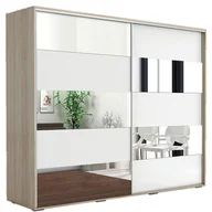 Szafy - Szafa Przesuwna 230 A16 Skąpski Meble Craft Złoty, Grafit, 245 cm - miniaturka - grafika 1