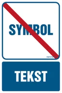 Systemy ekspozycyjne i znaki informacyjne - ZNAK NA ZAMÓWIENIE WZÓR D-006, KN - FOLIA PODŁOGOWA NIEŚWIECĄCA; (100X150MM) - miniaturka - grafika 1