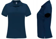 Koszulki i topy damskie - Koszulka POLO Sportowa Damska Polówka Roly MONZHA 0404 GRANAT Navy 2XL - miniaturka - grafika 1