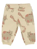 Spodenki dla niemowląt - Noppies Spodnie dresowe w kolorze beżowym - miniaturka - grafika 1