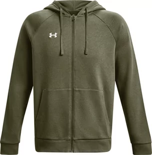 Bluza męska Under Armour Rival Fleece FZ Hoodie khaki 1379767 390-L - Bluzy męskie - miniaturka - grafika 1