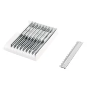 Pozostałe akcesoria fryzjerskie - Fox, ostrza do  noża chińskiego lub brzytwy elektrycznej, komplet 10 szt. - miniaturka - grafika 1