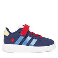 Buty dla dziewczynek - Sneakersy adidas Disney Snow White Grand Court 2.0 JR4918 Granatowy - miniaturka - grafika 1