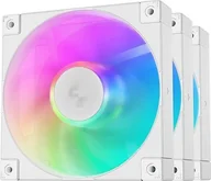 Wentylatory komputerowe - Wentylator Deepcool FD12 ARGB 3-pack biały R-FD12-WHAPN3-G - miniaturka - grafika 1