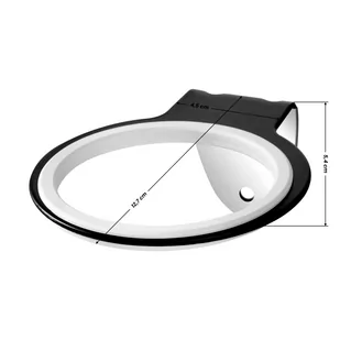 Uchwyt naścienny na suszarkę do włosów Q96 czarny - Suszarki do włosów - miniaturka - grafika 4