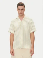 Koszule męskie - Jack&Jones Koszula Coba 12271060 Beżowy Relaxed Fit - miniaturka - grafika 1