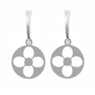 Kolczyki - Kolczyki sztyfty rozeta, kwiat, srebro 925 / JG. Projekt - miniaturka - grafika 1